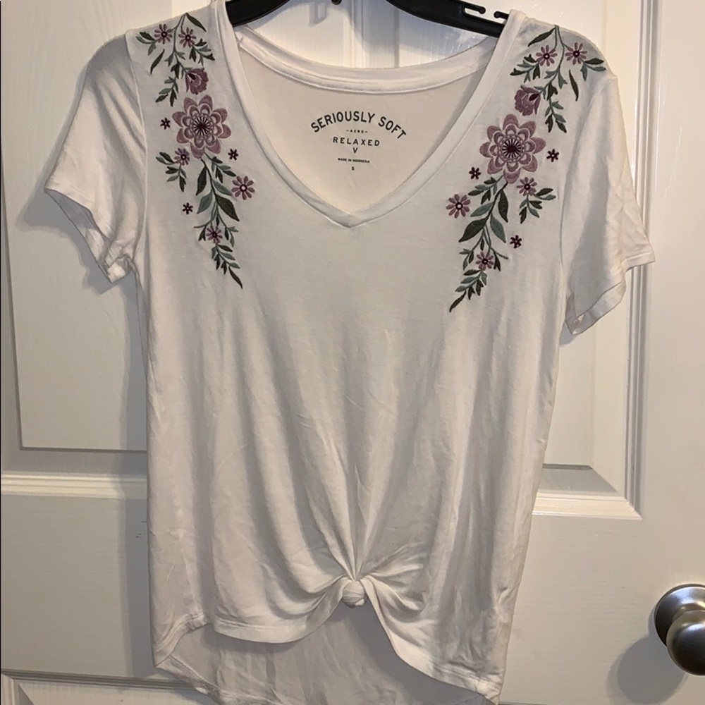 floral top from Aeropostale